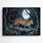 Art mural gris en métal Wildlife Genet-2045941641