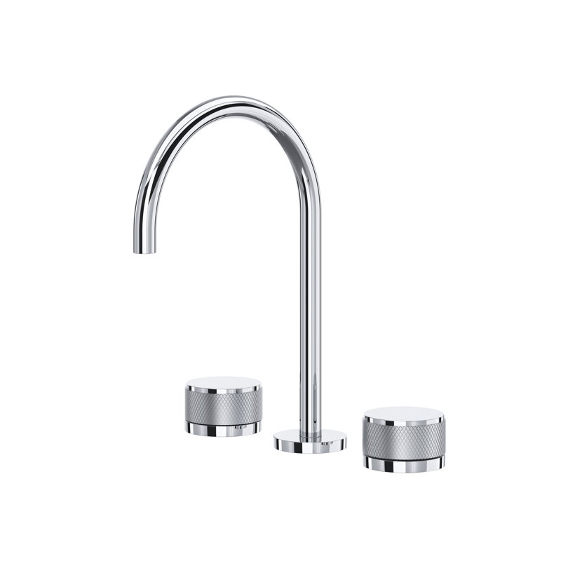 Amahle Widespread Lavatory Faucet with C-Spout, Polished Chrome