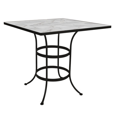 Square Porcelain Outdoor Bar Table