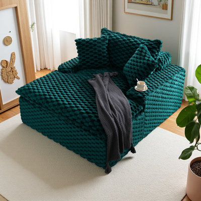 51 - Inch Comfort - Bearing Sofa: Two Pillows And One Backrest, Suitable For Multiple Scenarios In Bedrooms And Living Rooms by Mercer41
