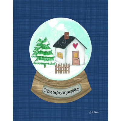 «Christmas Memories Snow Globe I», reproduction sur toile tendue