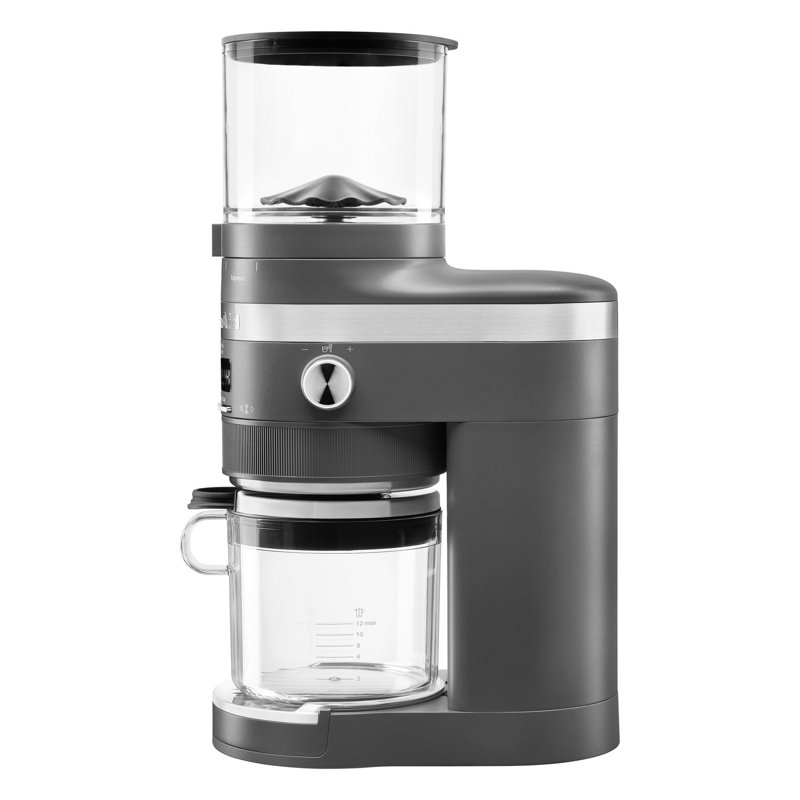 KitchenAid® Burr Coffee Grinder, Matte Charcoal Gray