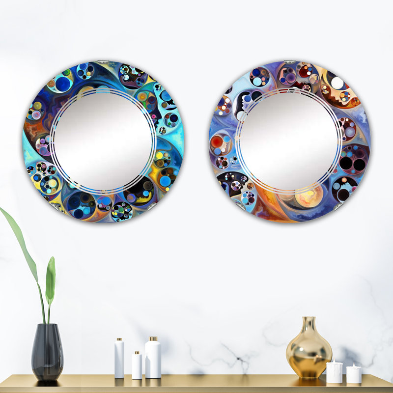 Ensemble de 2 miroirs sans cadre