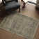 Luthien Elegant Vintage Floral Area Rug in Grey/Brown