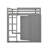 Full Size Wood Loft Bed With Shelves,Wardrobe And Cabinet-1828554451-1828554453