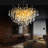 Akari Tree Branch Teardrop Chandelier Lighting, D24"