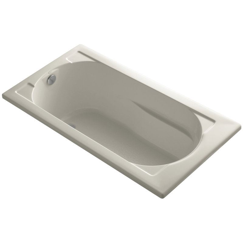 Devonshire 60" x 32" Soaking Bathtub, Banc de sable