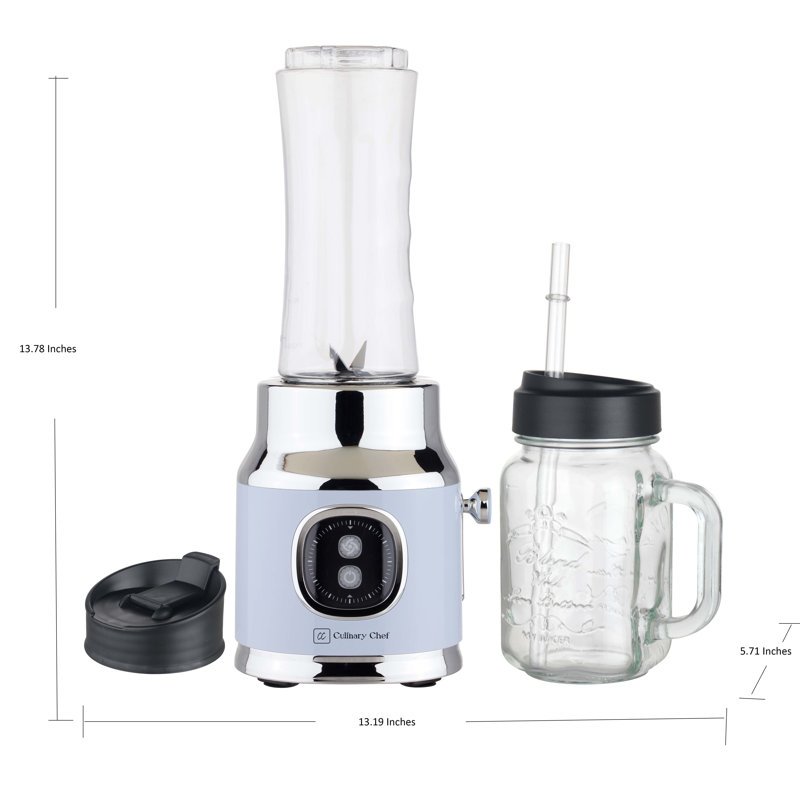 Culinary Chef, Smoothie Maker, Cream, Blue