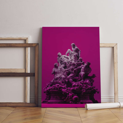 Superbe peinture sur toile décorative de 19,7 po x 27,6 po | 100% toile avec cadre 100% bois (épaisseur: 0,8 x 1,2 pouces) | Parfaite pour le salon, la chambre à coucher ou le bureau, cette œuvre d'art élégante convient à tout espace