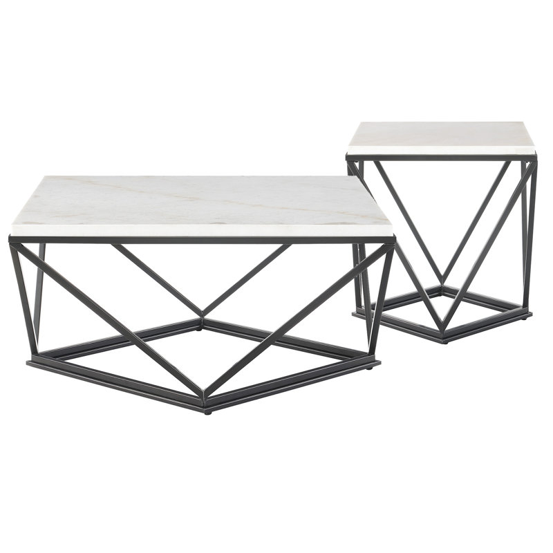Ensemble de tables basses 2 pièces Avyon
