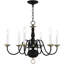 Lustre classique à 6 lumières de style bougie Benedetto-62820052-28328523