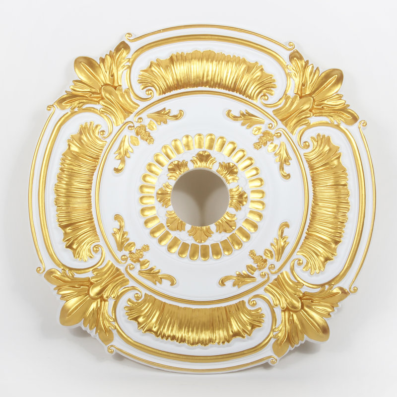 Ceiling Medallion, 4" H x 26" W x 26" D