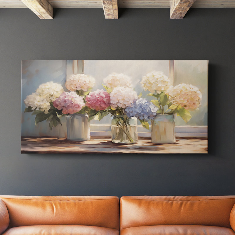 Botanical Series-CCXLV III - Toile tendue avec châssis - Prêt à être accroché, H 16 po x l 32 po