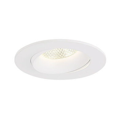 Garniture de cardan ronde à 1 lumière 3,5 po 12W Midway - 5CCT (gradation 0-10V)