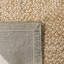 Tapis de couleur unie en fibres de naturelles de jute et de coton tissées à la main avec envers en latex Marie-63701761