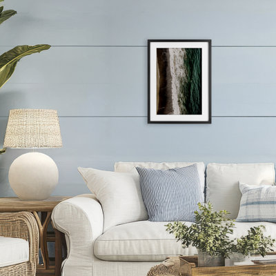 «Move Gely Vertical Coast», reproduction encadrée sous verre, conception de Nathan Larson