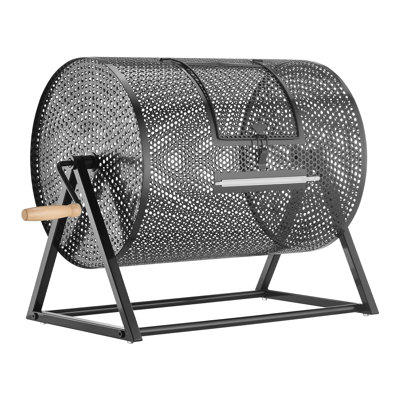 Porte-bobine de tirage au sort, 16,1 po x 11,9 po, peut contenir 5000 billets ou 200 balles de ping-pong, cage de tirage au sort de loterie avec poignée renforcée, support triangulaire stable, pour les événements, les rassemblements, noir