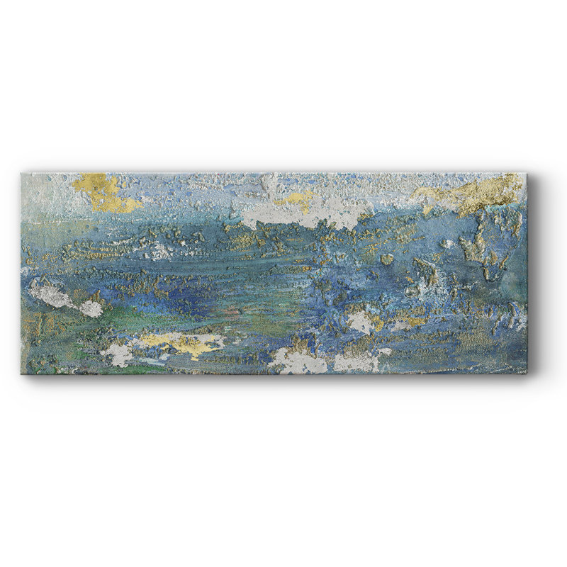 «Sparkling Sea I» sur toile, H 8 po x l 20 po x P 1,5 po