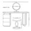 Commode simple italienne de luxe
