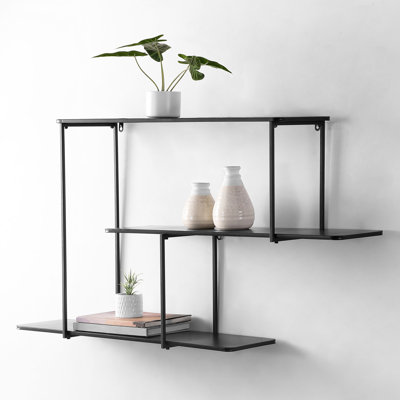 Anthe 3 Piece Metal Floating Shelf