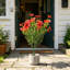  Fleurs artificielles artificielles pour la décoration intérieure Fleurs artificielles pour la décoration de patio extérieur 2 pièces-128925113