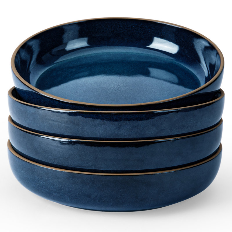 30 oz. Willsboro Bol à pâtes en grès, Bleu minuit