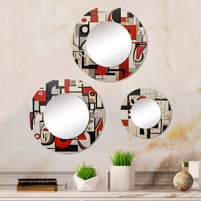 Kyier Metal Round Mirror