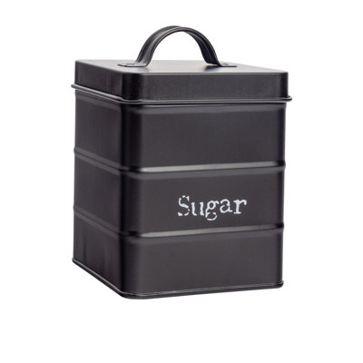 Harbour Housewares - Vintage Metal Kitchen Sugar Canister