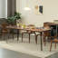 Walnut Solid Wood Top Dining Table-99311393