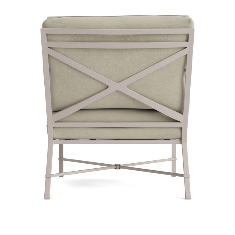 Venetian Outdoor Lounge Chair, Fusion Charcoal, Dove Smooth