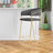 Kamryn Stool in Faux Leather and Metal with Arms and Open Back-1132609082-1132609086-1163303437