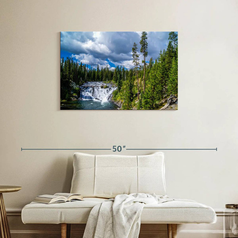 Alvord Moose Waterfalls, 24" H x 36" W