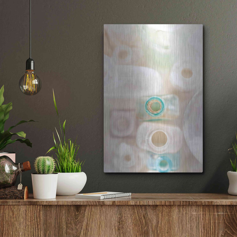 «Abstract Bottles» par Elena Ray, H 16 po x l 12 po