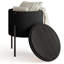 Modern Round Boucle Ottoman With Storage-1788579445