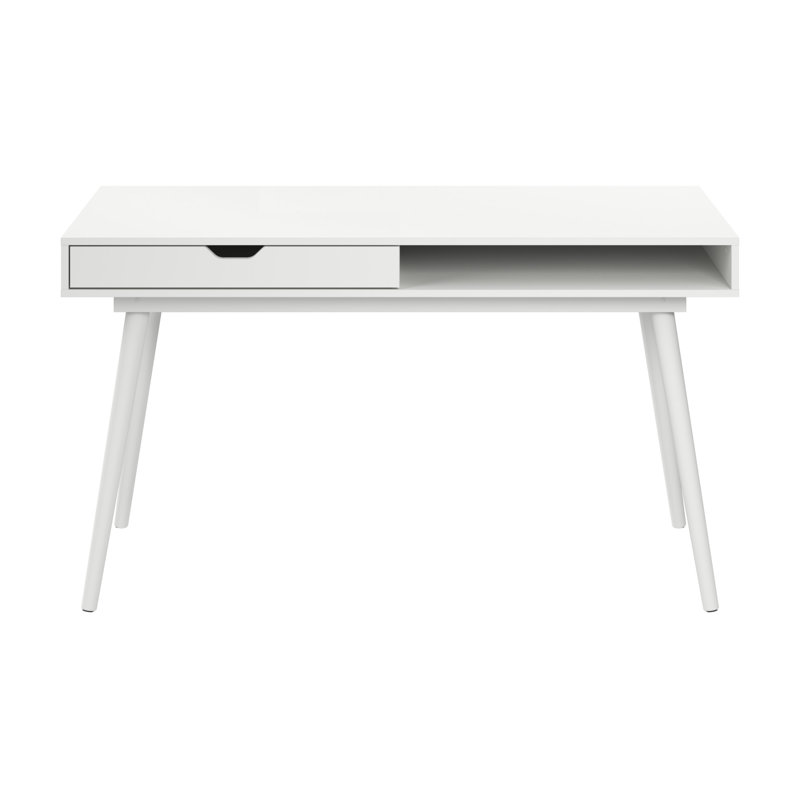 Bureau Katia, H 30 po x l 53,98 po x P 23,62 po, Blanc pur