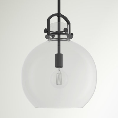 Luminaire suspendu sphère 1 lumière Borgen