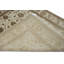 Tapis beige à motif floral Leming