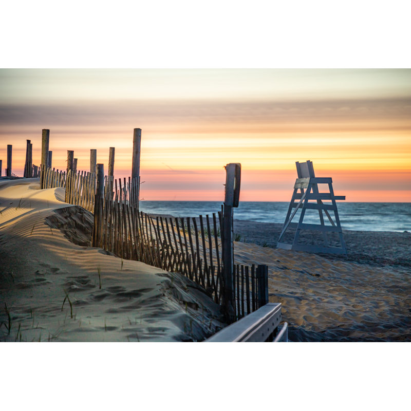 Empty Beach by Cwieders - Wrapped Canvas Print, 81cm H x 122cm W