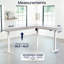 Bureau d'angle électrique VIVO, poste de travail en L-102434984-102434983