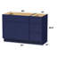 Base de meuble-lavabo simple 51 po seulement-96921358