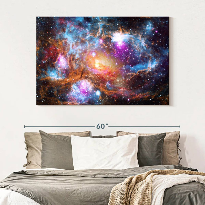 Oberle Cosmic Galaxies, 34" H x 51" W