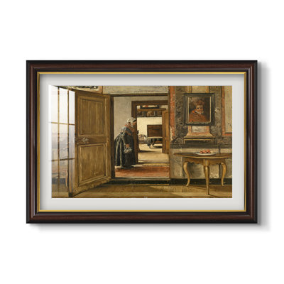 Intérieur de l'Institution Terninck à Anvers, 1884 - Henri de Braekeleer - Estampe encadrée sur mesure