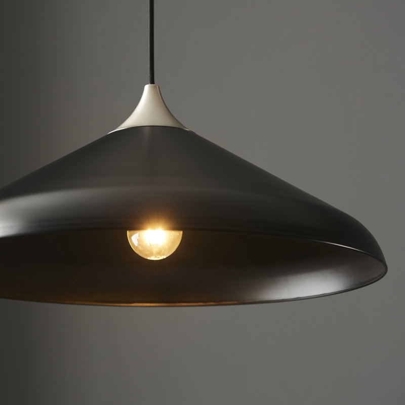 Suresnes 1 - Light Dome Pendant, Matt Black, Black