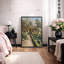 «Spring Cottage Garden Path», impression de fleurs en fleurs, photos d'art sur toile encadrées-123385953-123385965