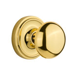 New York Interior Mortise Door Knob with Classic Rosette