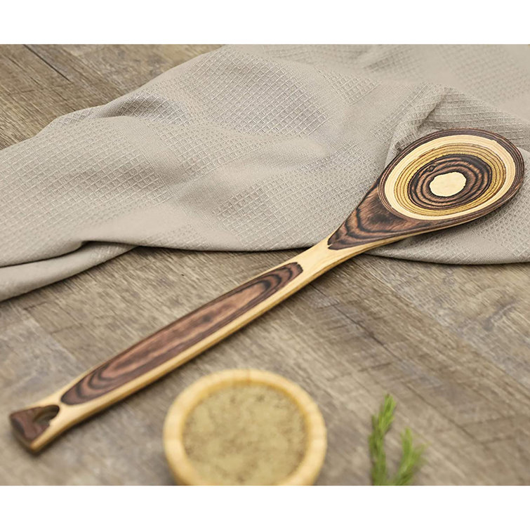 Island Bamboo Rainbow Pakka Spurtle, Spoon, Double Measuring Spoon 3