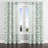 Striped Room Darkening Curtains - Country Farmhouse Green And White Eucalyptus Lines Grommet Curtain - 1 Panel-312849313-312849317