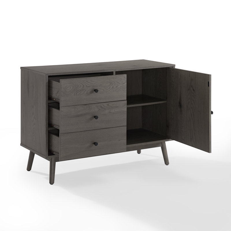 Meuble télé pour téléviseur de 40 po ou moins Badal, Gris