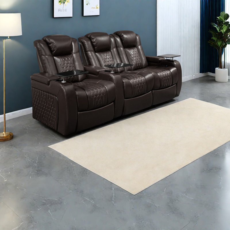 Adjustable Power Recliner, Top-grain Leather, Modern Comfort, Home Theater