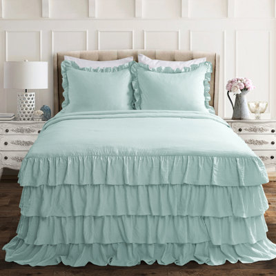 Allison Ruffle Skirt Ruffle Skirt Bedspread Set